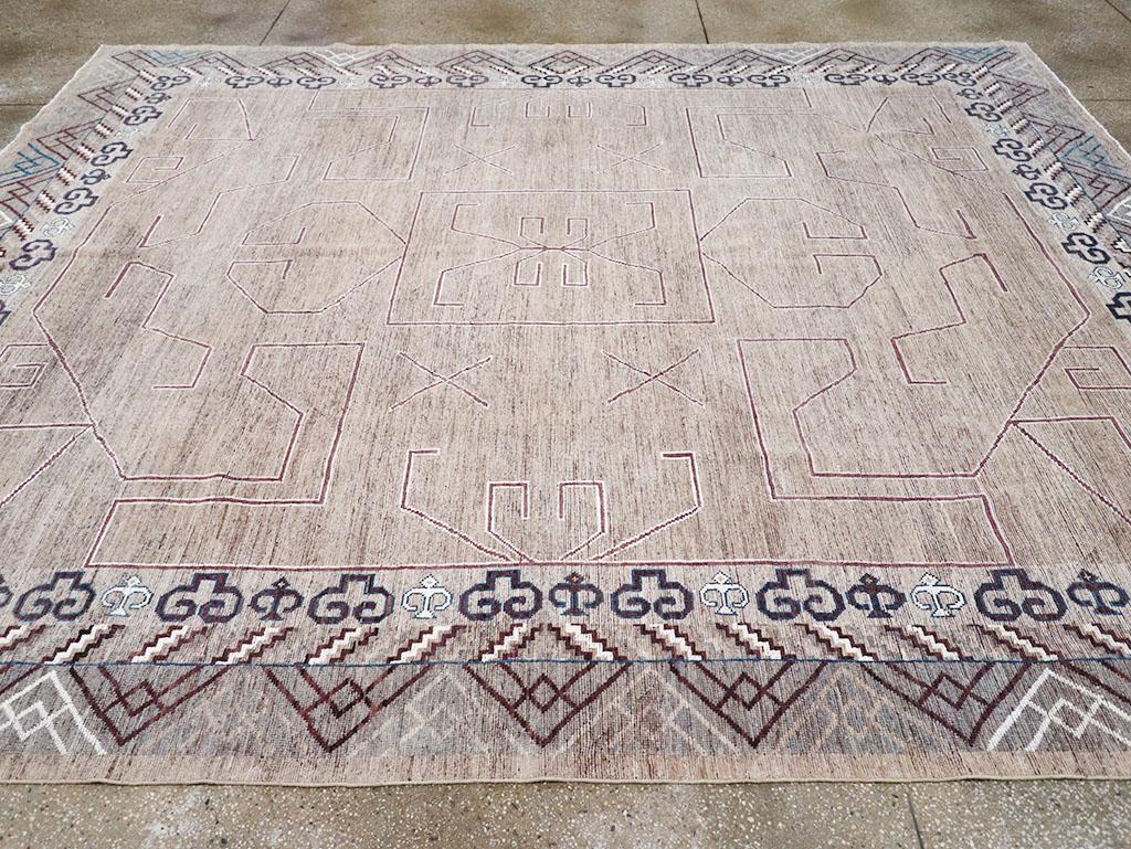 Tapis Khotan moderne du Turkestan oriental Neuf - En vente à New York, NY