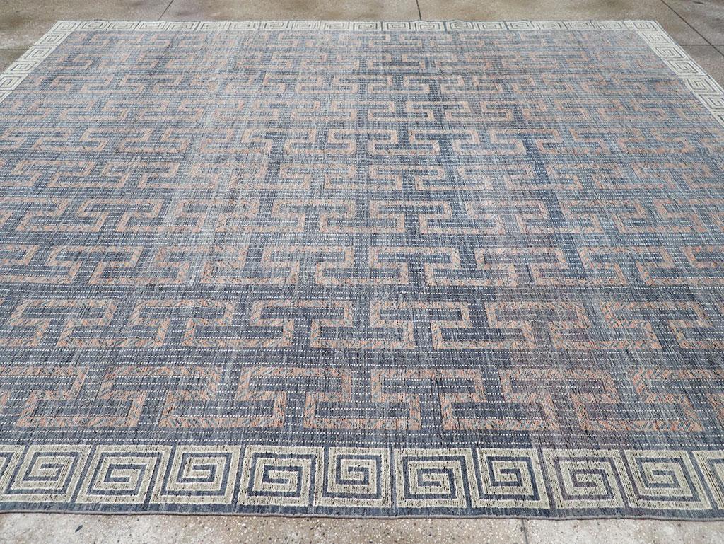 Hand-Knotted Modern East Turkestan Khotan Room Size Carpet For Sale
