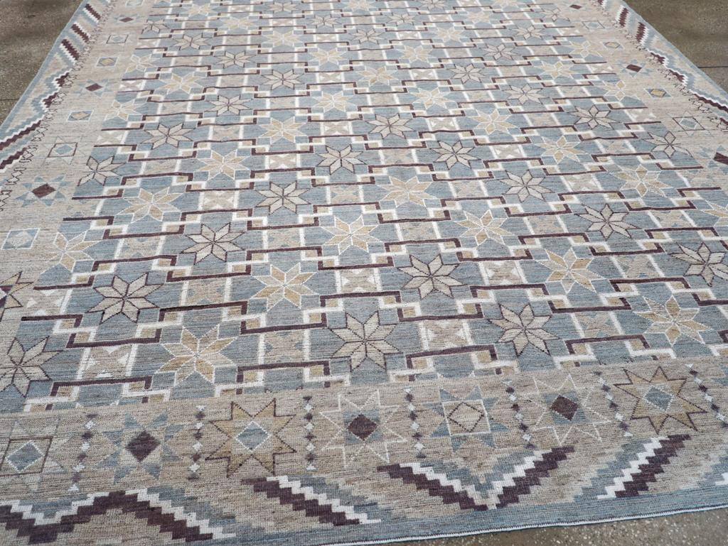 Annodato a mano Tappeto moderno East Turkestan Khotan Dimensione Camera in vendita