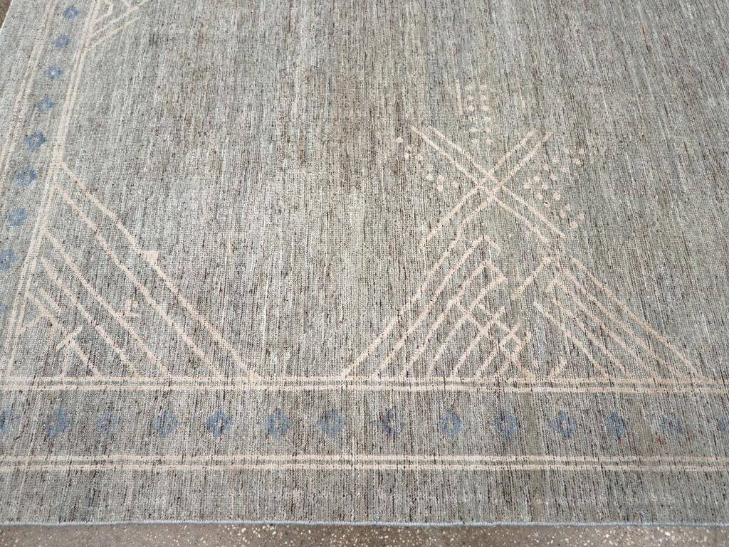 Modern East Turkestan Khotan Room Size Carpet In New Condition For Sale In New York, NY