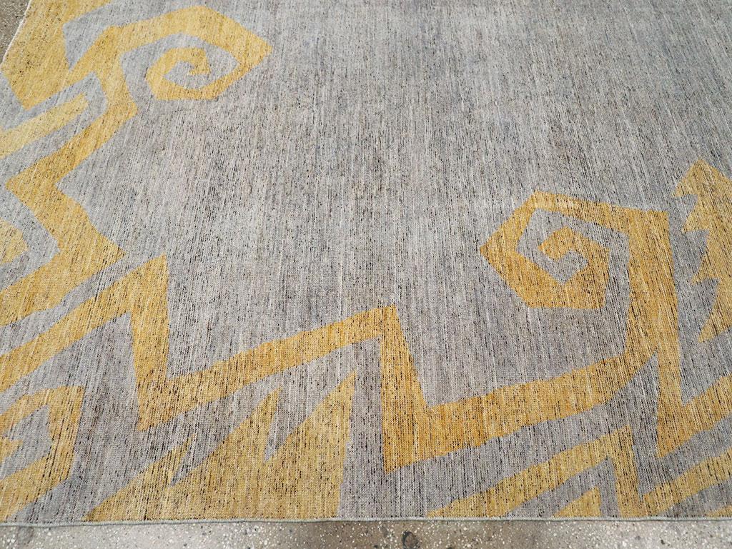 Modern East Turkestan Khotan Room Size Carpet In New Condition For Sale In New York, NY