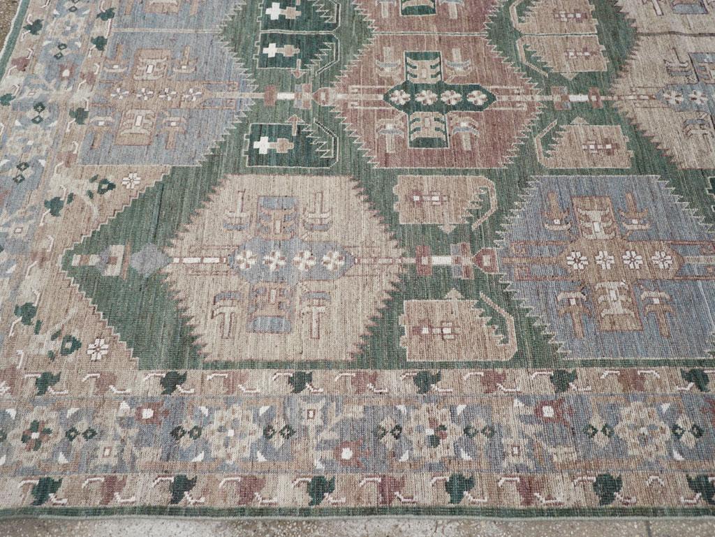 XXIe siècle et contemporain Tapis Khotan moderne du Turkestan oriental en vente