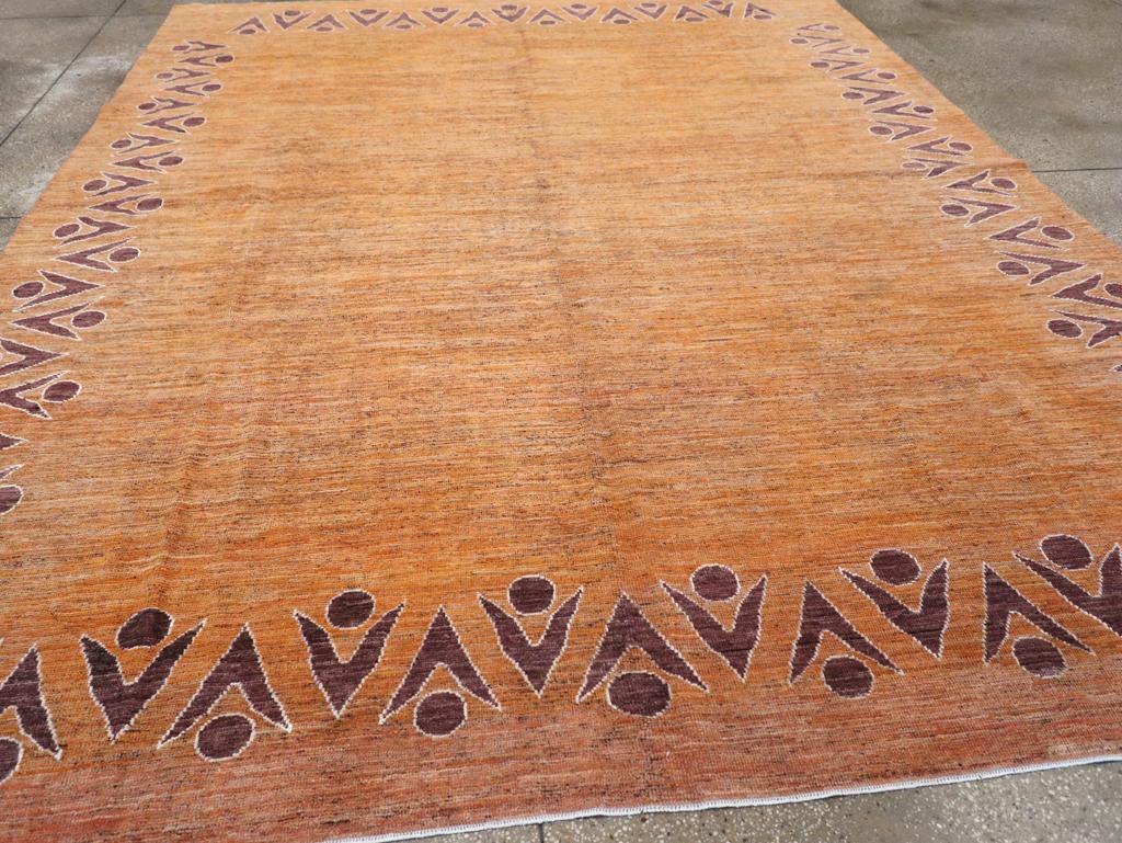 Contemporary Modern East Turkestan Khotan Room Size Carpet For Sale