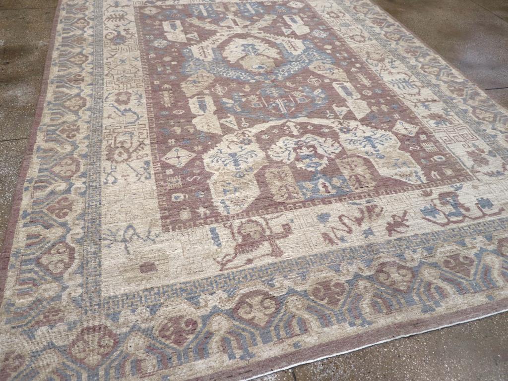 Contemporary Modern East Turkestan Khotan Room Size Carpet For Sale