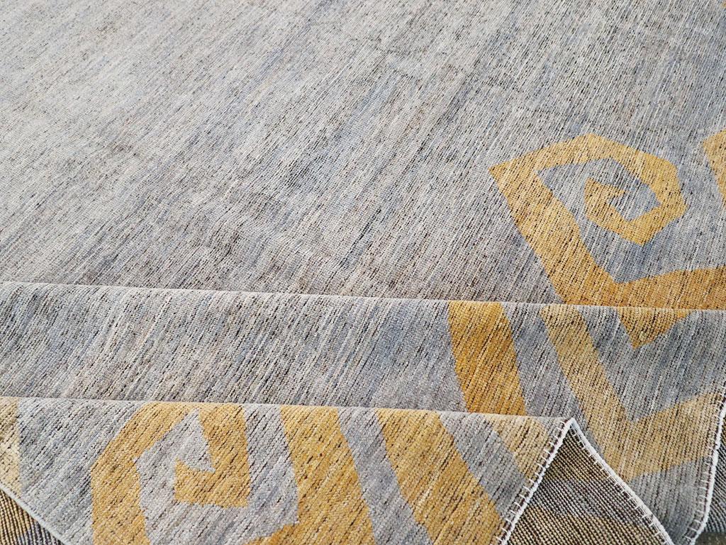 Wool Modern East Turkestan Khotan Room Size Carpet For Sale