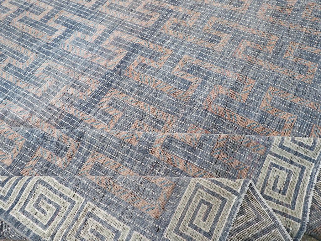 Wool Modern East Turkestan Khotan Room Size Carpet For Sale