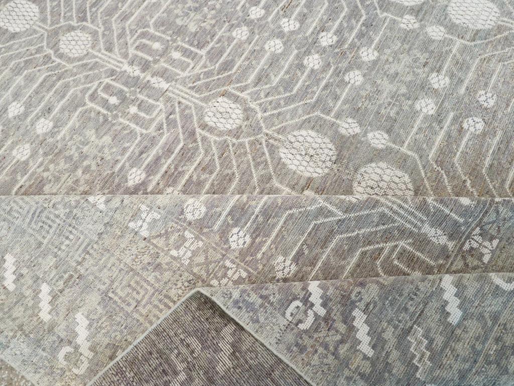 Lana Tappeto moderno East Turkestan Khotan Dimensione Camera in vendita