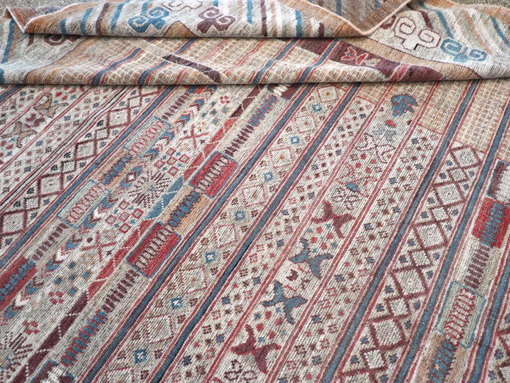 Alfombra moderna del Turquestán Oriental Khotan Tamaño de la habitación Lana en venta