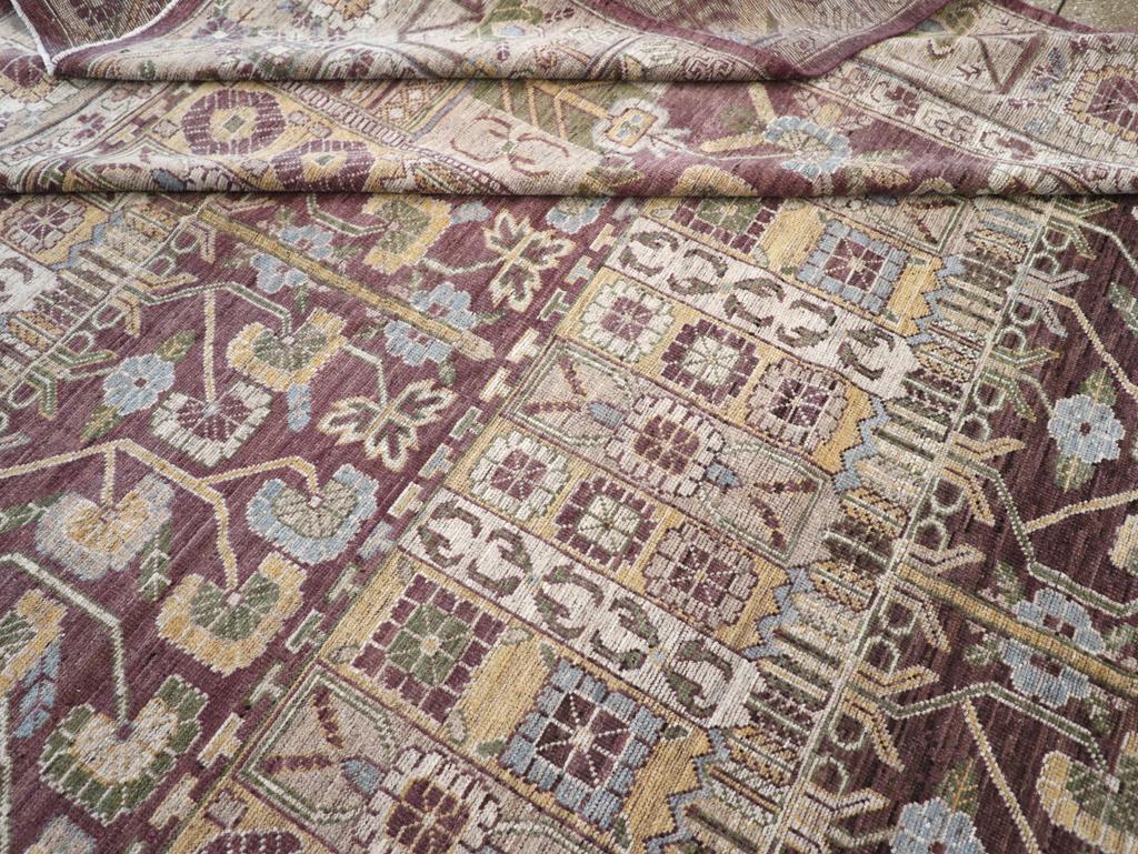 Alfombra moderna del Turquestán Oriental Khotan Tamaño de la habitación Lana en venta
