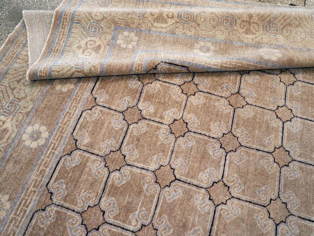 Modern East Turkestan Khotan Room Size Carpet For Sale 1