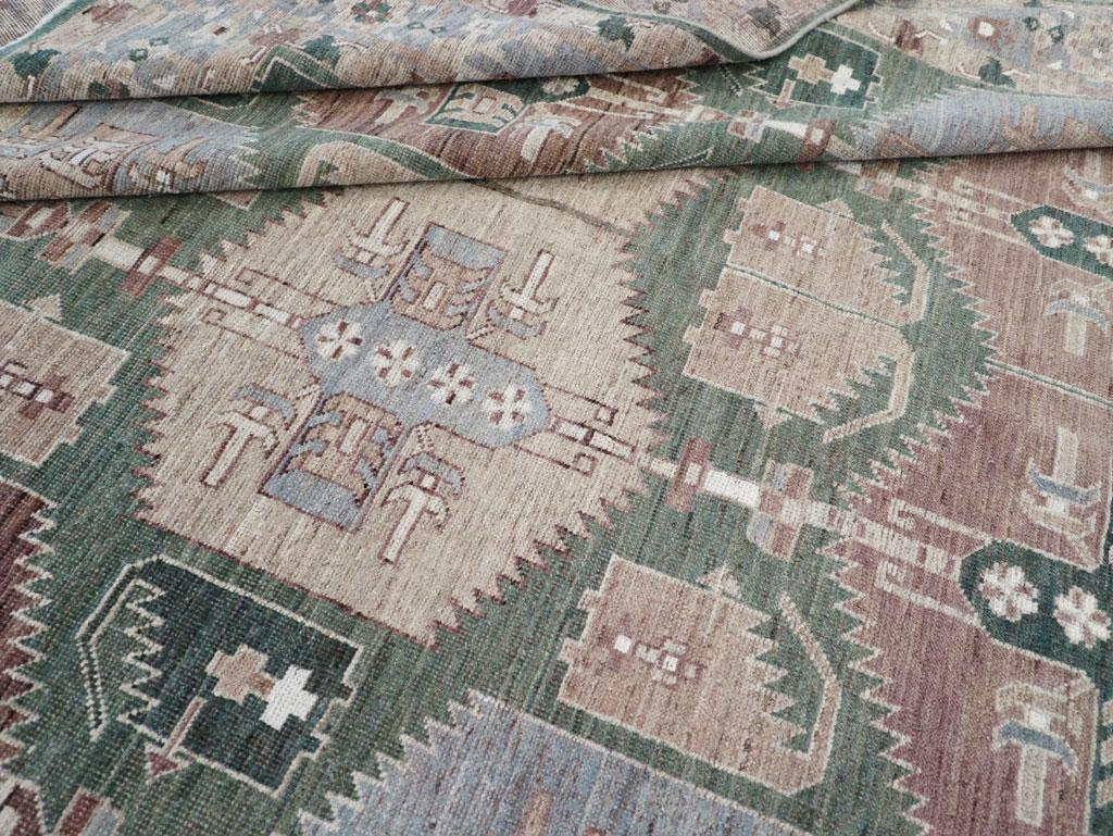 Tapis Khotan moderne du Turkestan oriental en vente 2
