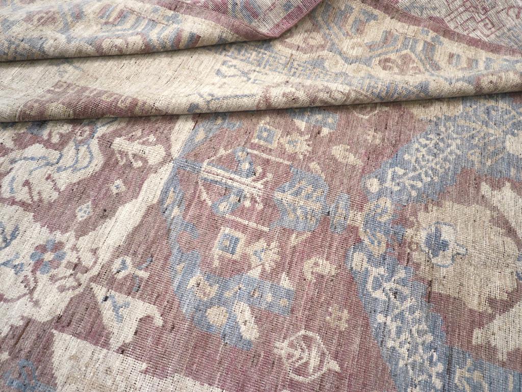 Modern East Turkestan Khotan Room Size Carpet For Sale 1