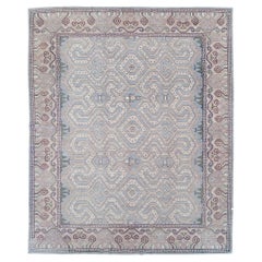 Tapis Khotan moderne du Turkestan oriental