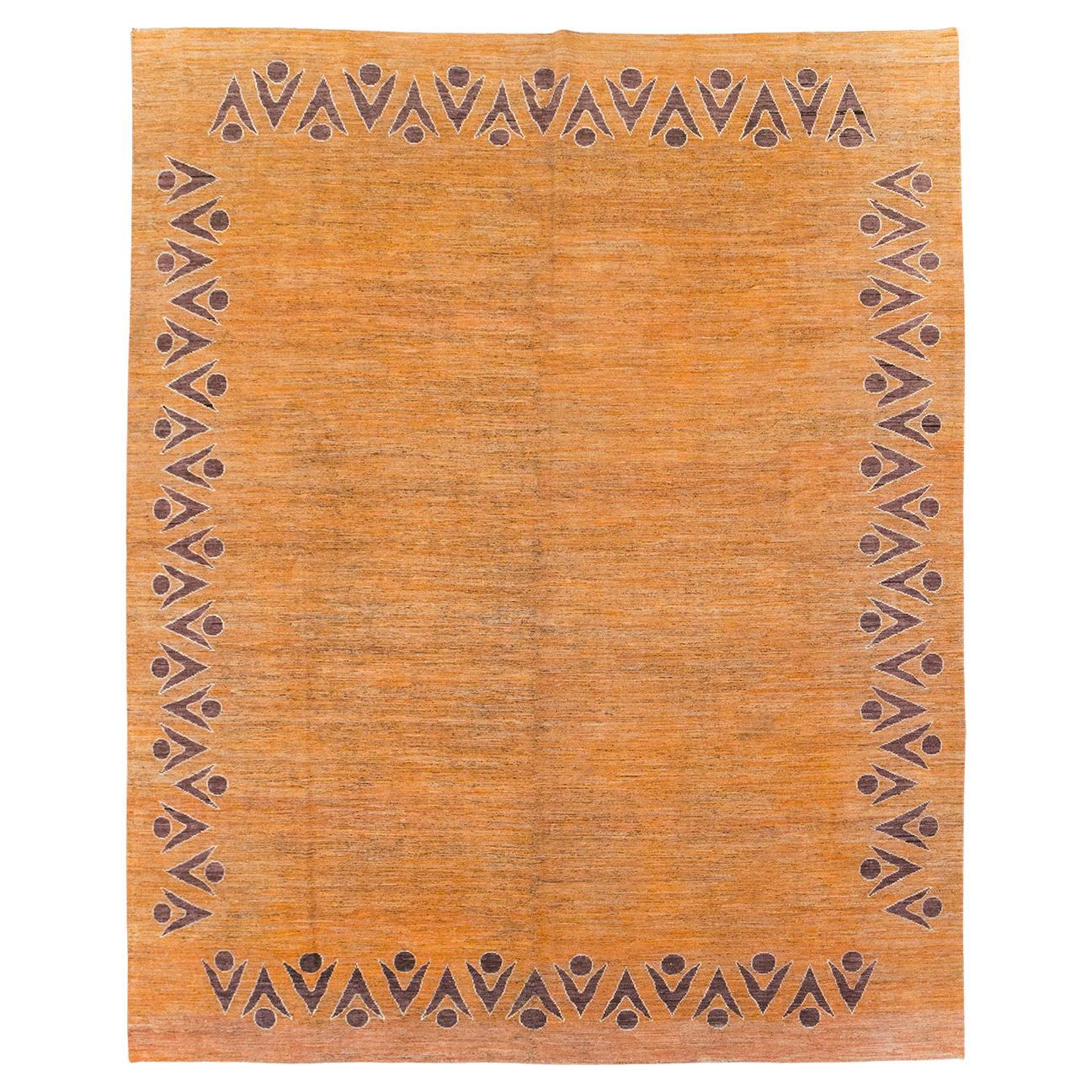 Modern East Turkestan Khotan Room Size Carpet For Sale