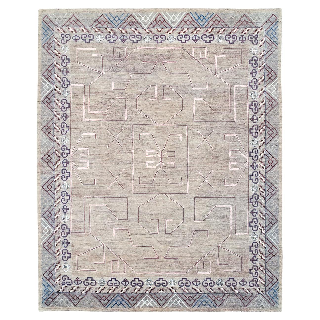 Modern East Turkestan Khotan Room Size Carpet