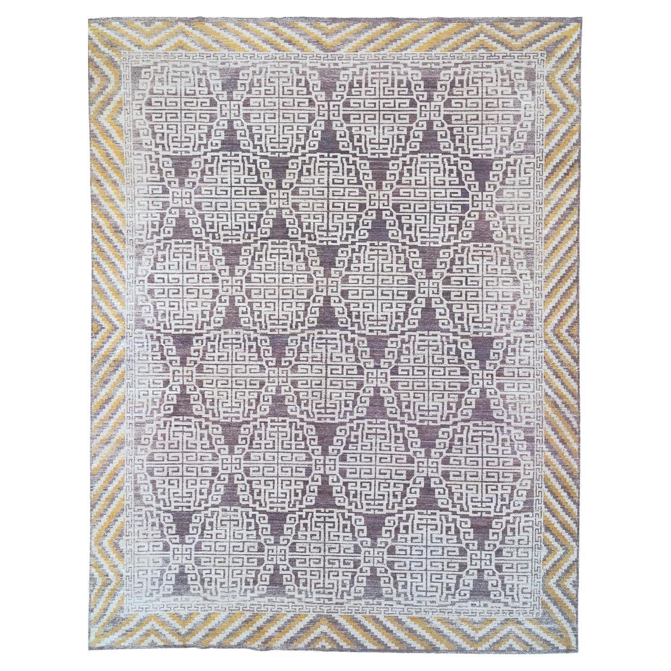 Modern East Turkestan Khotan Room Size Carpet