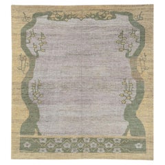 Modern East Turkestan Khotan Room Size Carpet