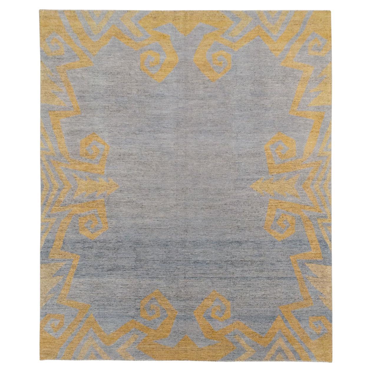 Alfombra moderna del Turquestán Oriental Khotan Tamaño de la habitación