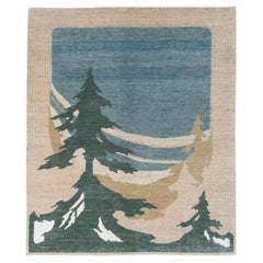 Modern East Turkestan Khotan Room Size Carpet