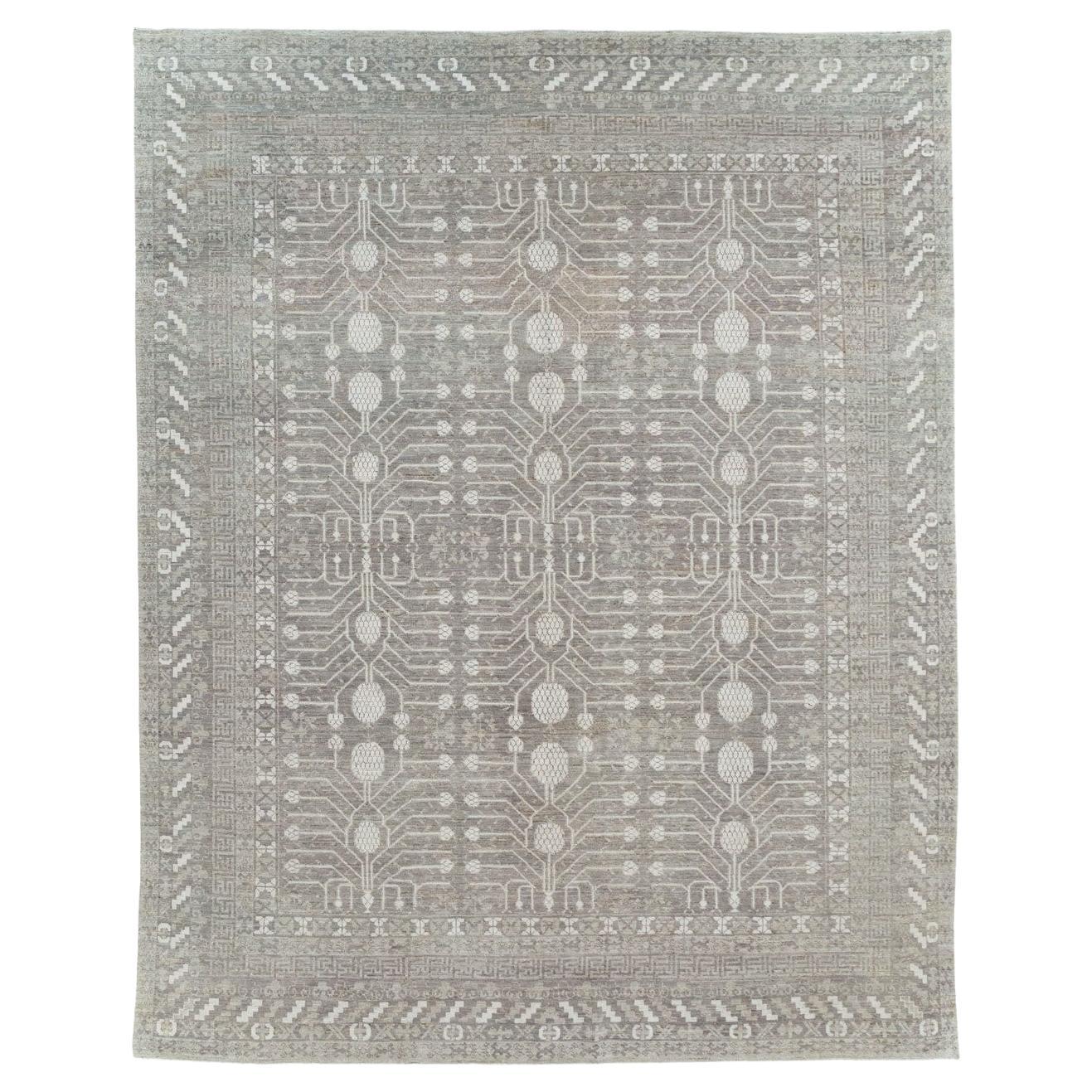 Alfombra moderna del Turquestán Oriental Khotan Tamaño de la habitación