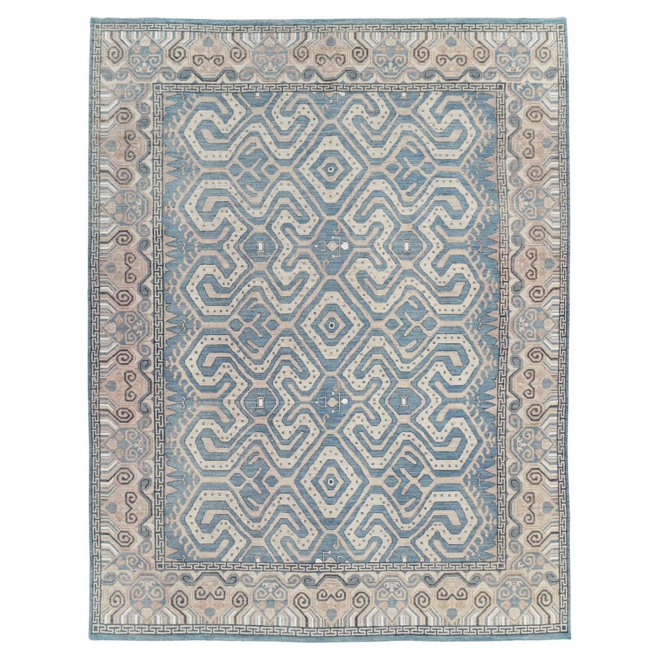 Alfombra moderna del Turquestán Oriental Khotan Tamaño de la habitación