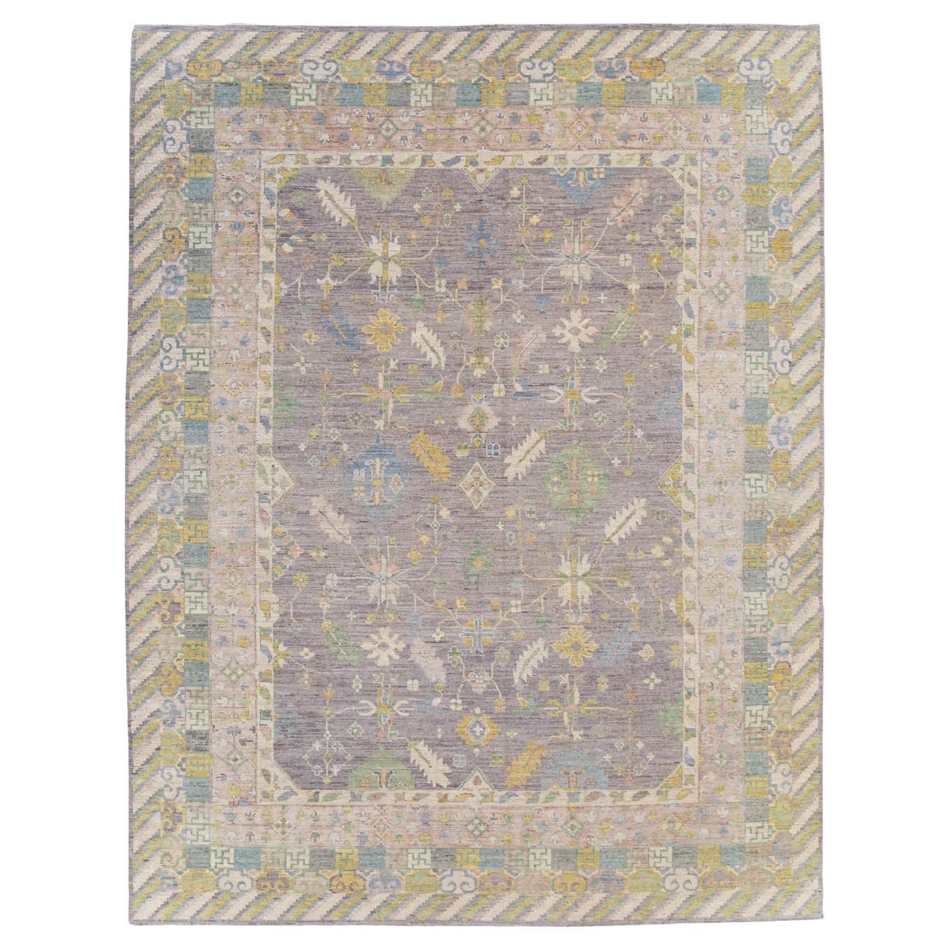 Alfombra moderna del Turquestán Oriental Khotan Tamaño de la habitación