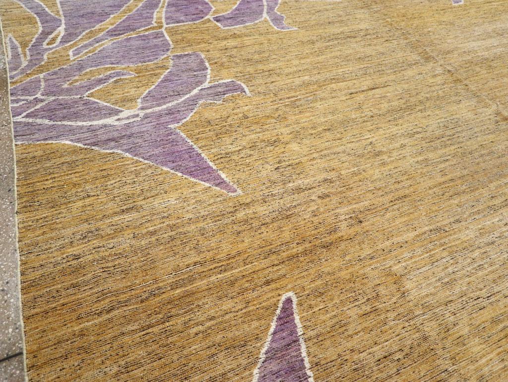 East Turkestani Modern East Turkestan Khotan Square Room Size Carpet For Sale