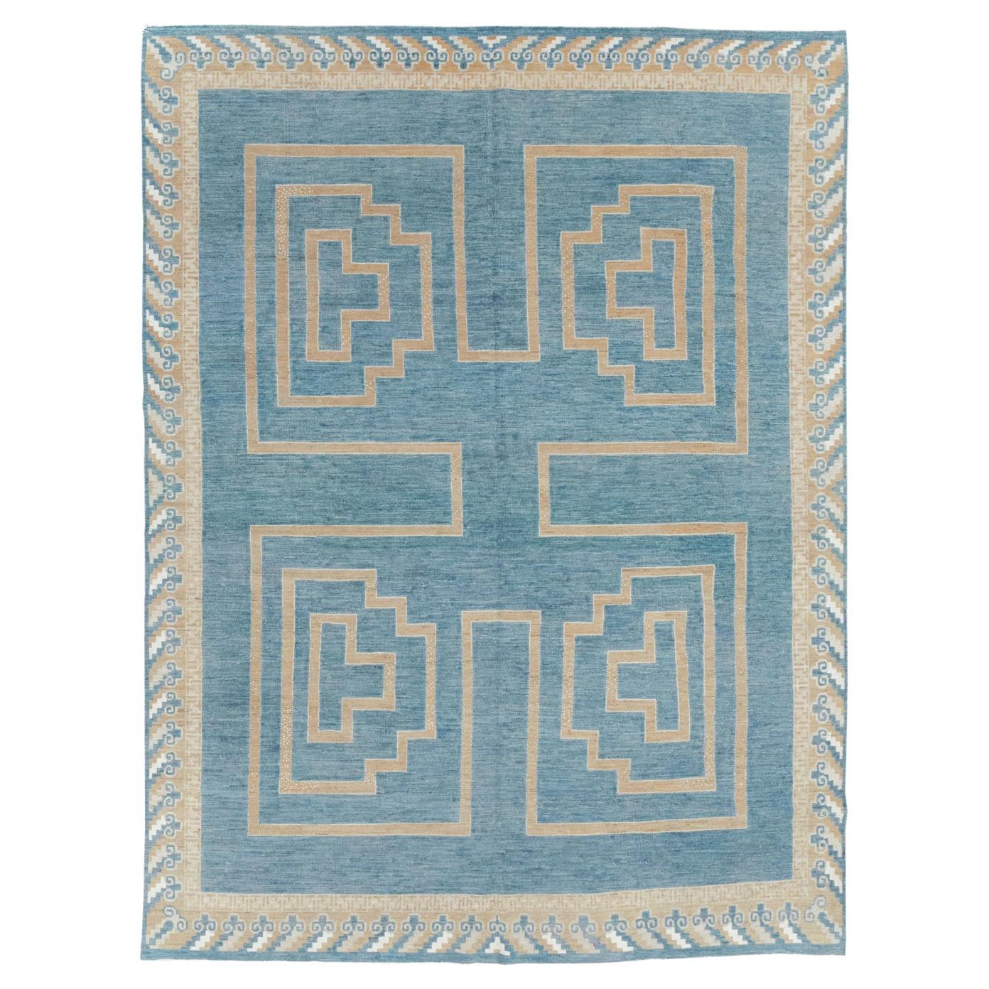 Tapis Khotan moderne du Turkestan oriental