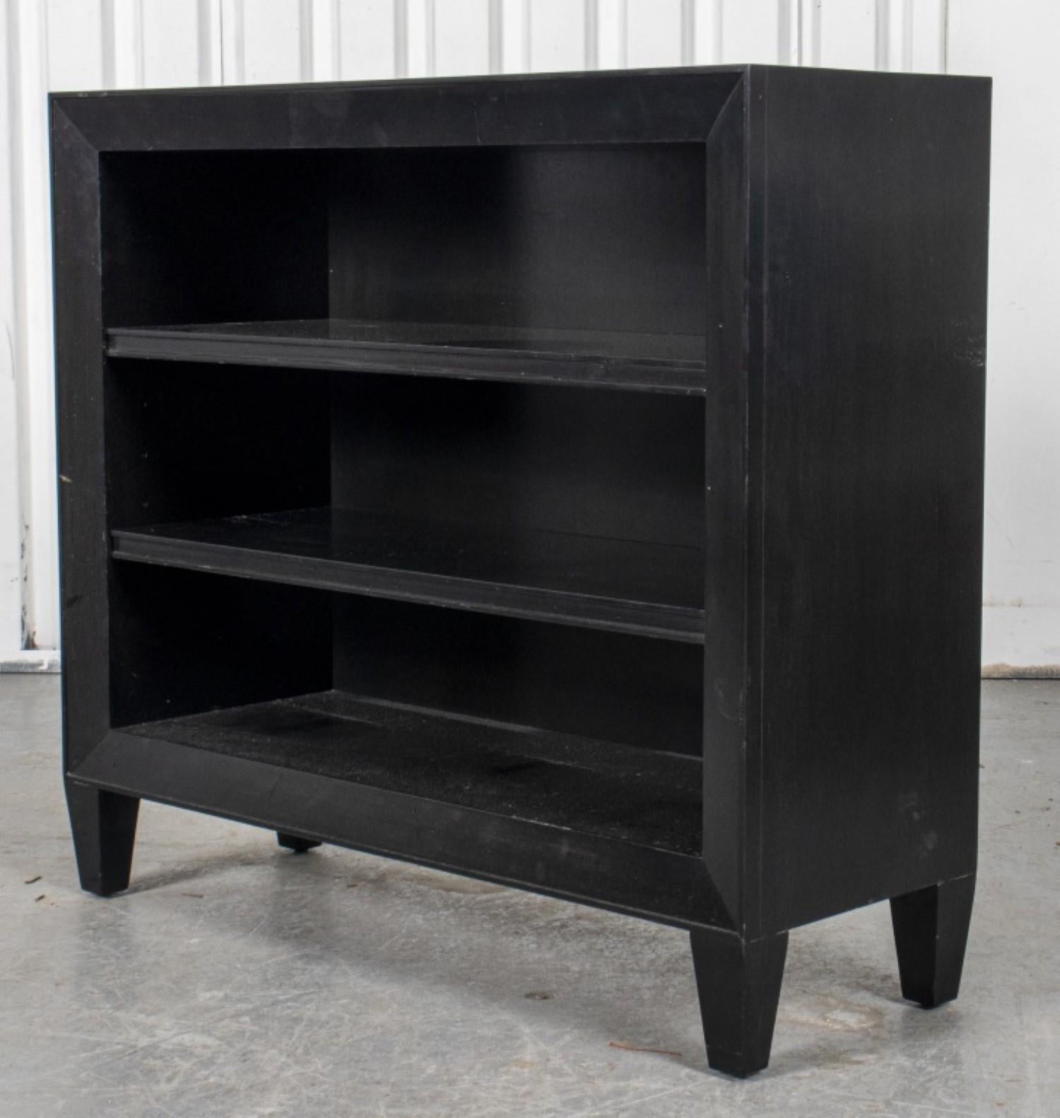 Modern Ebonized Bookcase In Good Condition For Sale In New York, NY
