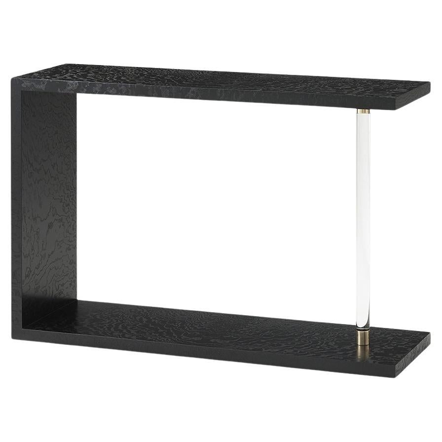 Modern Ebonized Console Table For Sale