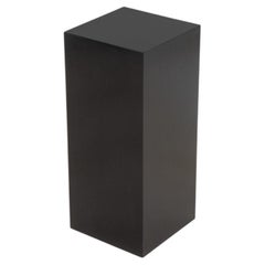 VIntage Modern Ebonized Wood Rectangular Pedestal Table