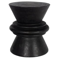 Modern Ebonized Wood Side Table