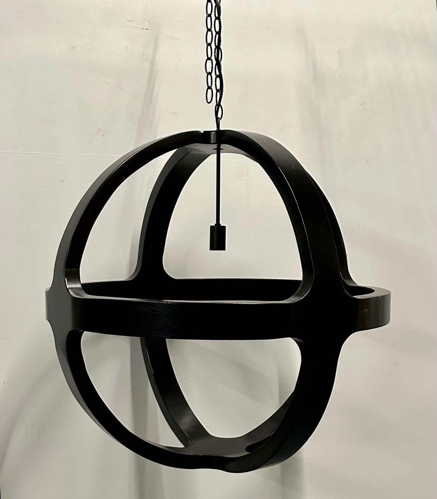modern circular chandelier
