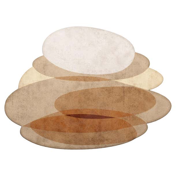 Modern Eclectic Memphis Design Style Rug with Hand-Tufted Botanical ...