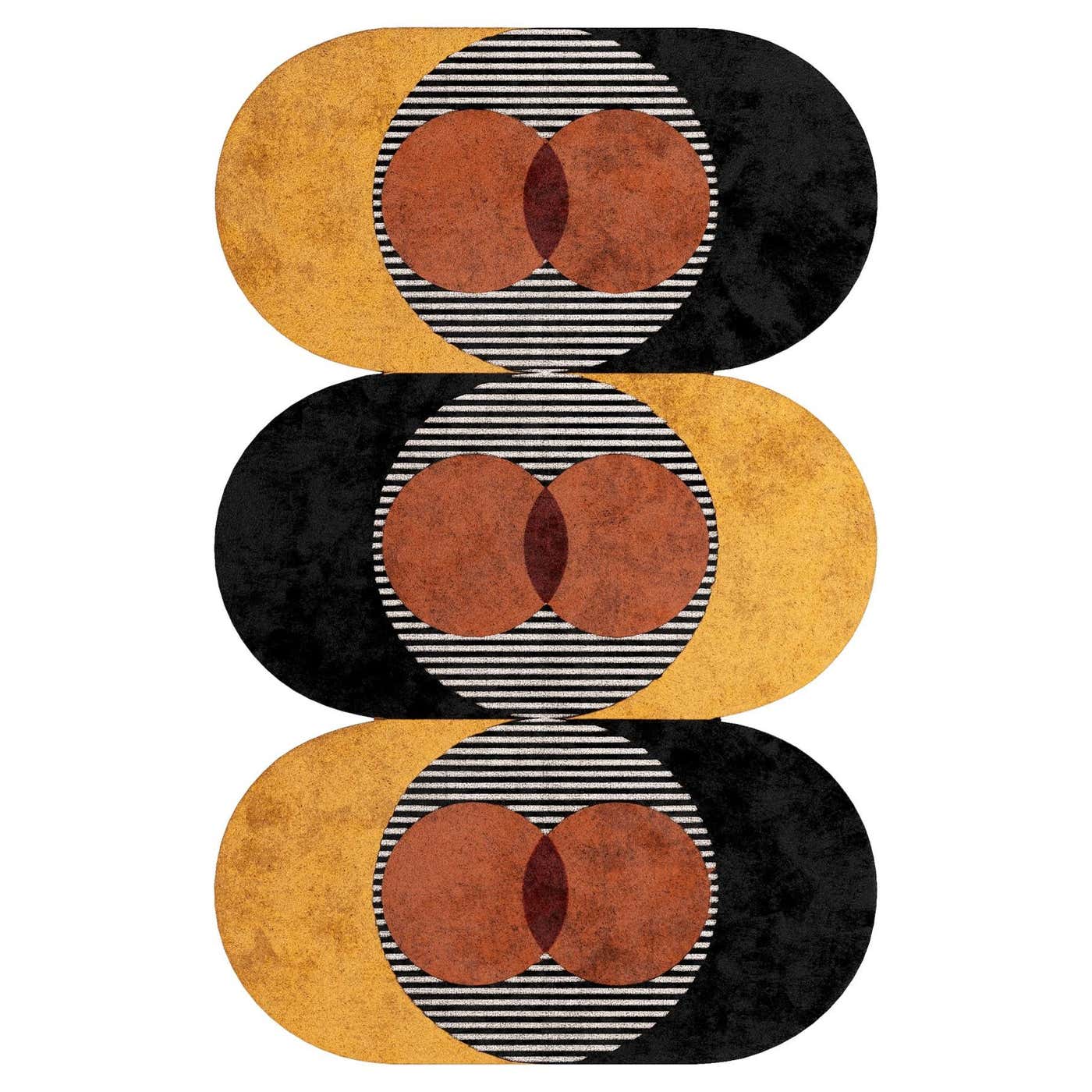 Modern Eclectic Memphis Design Style Rug with Hand-Tufted Botanical ...