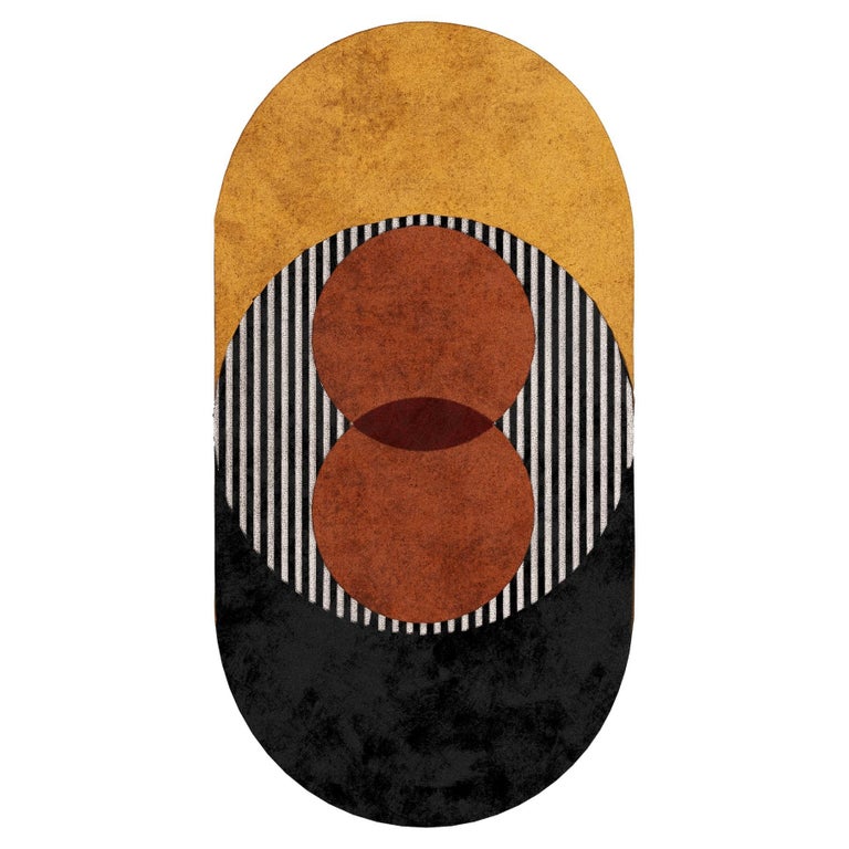 Modern Eclectic Rugs Modern Eclectic Style Rug with Hand-Tufted Botanical Silk For Sale at ...