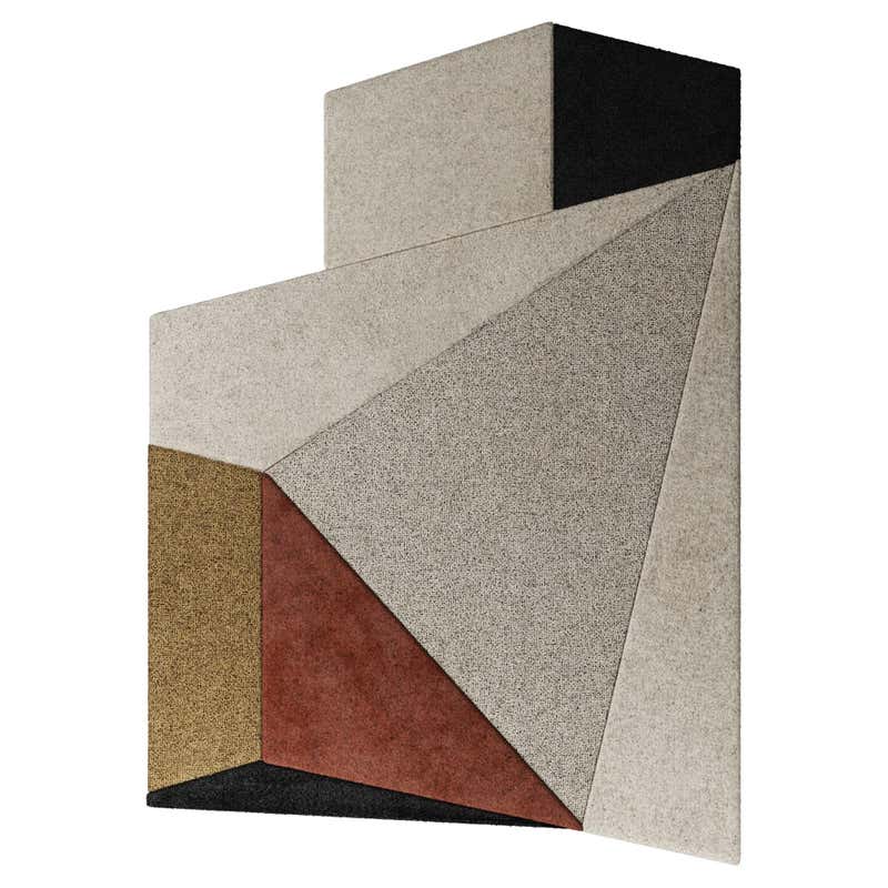 Modern Style Irregular Shape Carpet 'Dancing Dimension' by RAG For Sale ...