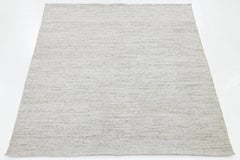 Modern Eco-Friendly Soumak Flat Weave P.E.T. Area Rug - Sand & Oatmeal 8x10