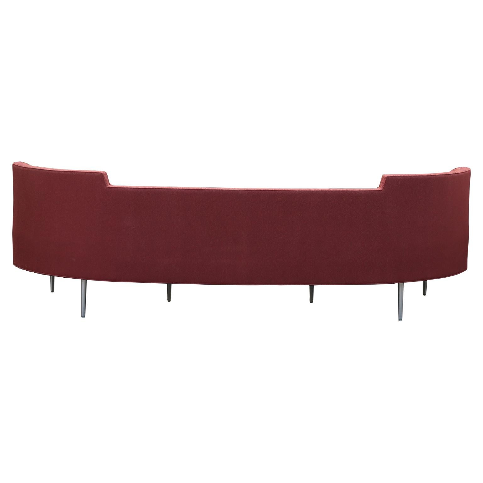 American Modern Edward Wormley for Dunbar Red Oasis Sofa