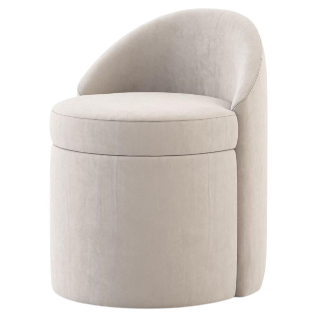 Modern Elis Stool Made with Velvet, Handmade by Stylish Club