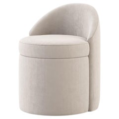 Modern Elis Stool Made with Velvet, Handmade by Stylish Club