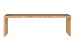 Modern Elm Waterfall Console