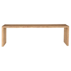 Modern Elm Waterfall Console