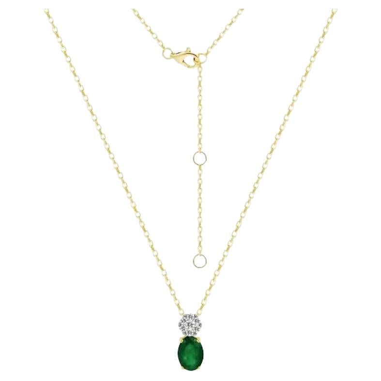 The Moderns Collier Emeraude Diamant Jaune Or 18K pour Elle