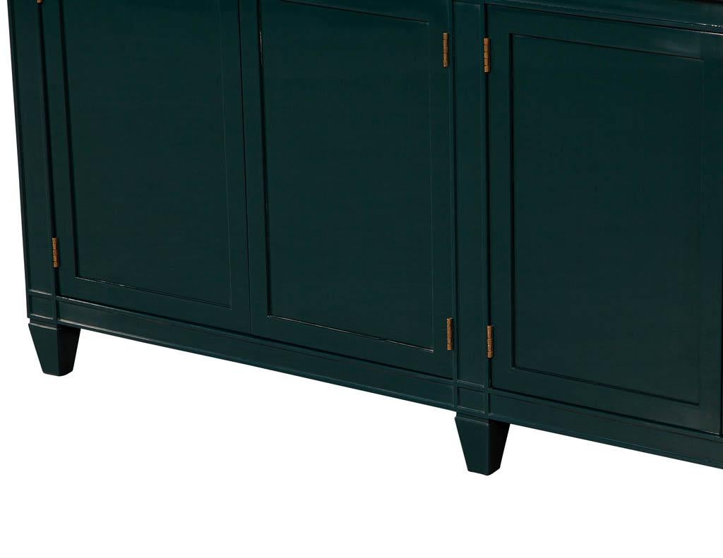 Modern Emerald Hand Polished Sideboard Buffet 5