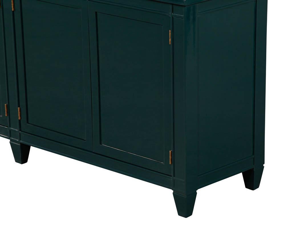 Modern Emerald Hand Polished Sideboard Buffet 6