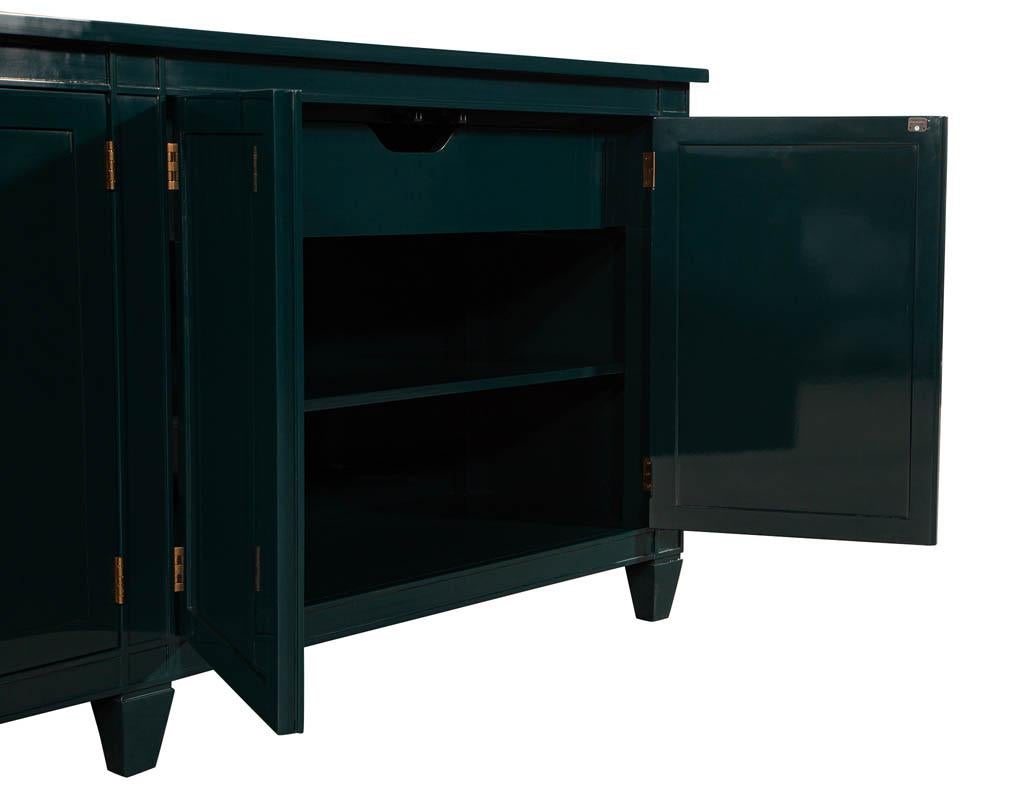 Modern Emerald Hand Polished Sideboard Buffet 9