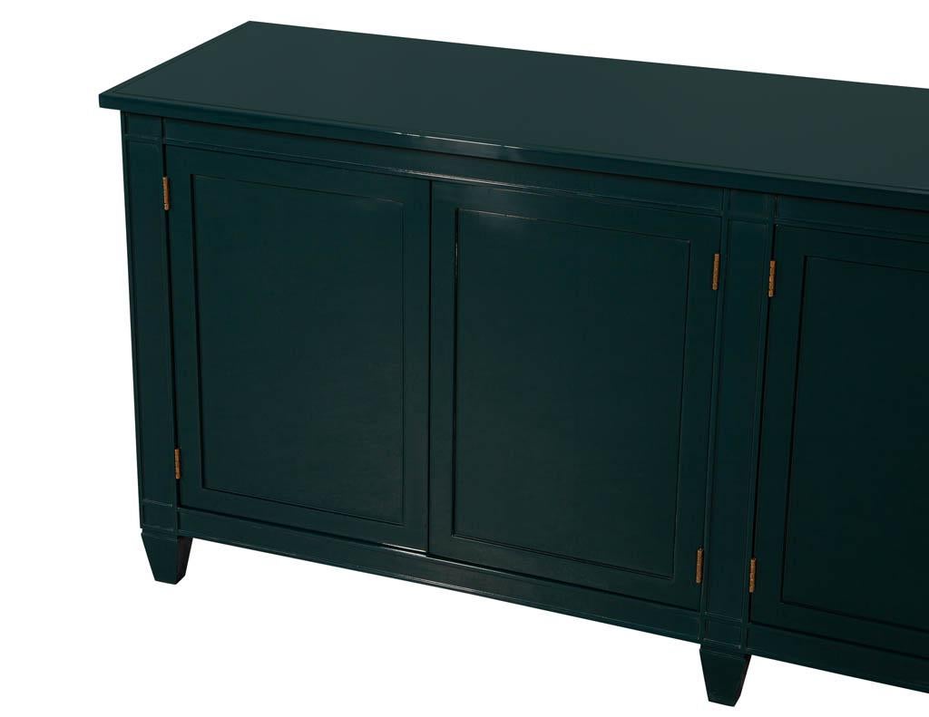 Modern Emerald Hand Polished Sideboard Buffet 2