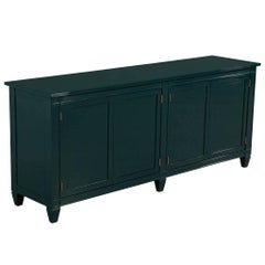 Modern Emerald Hand Polished Sideboard Buffet