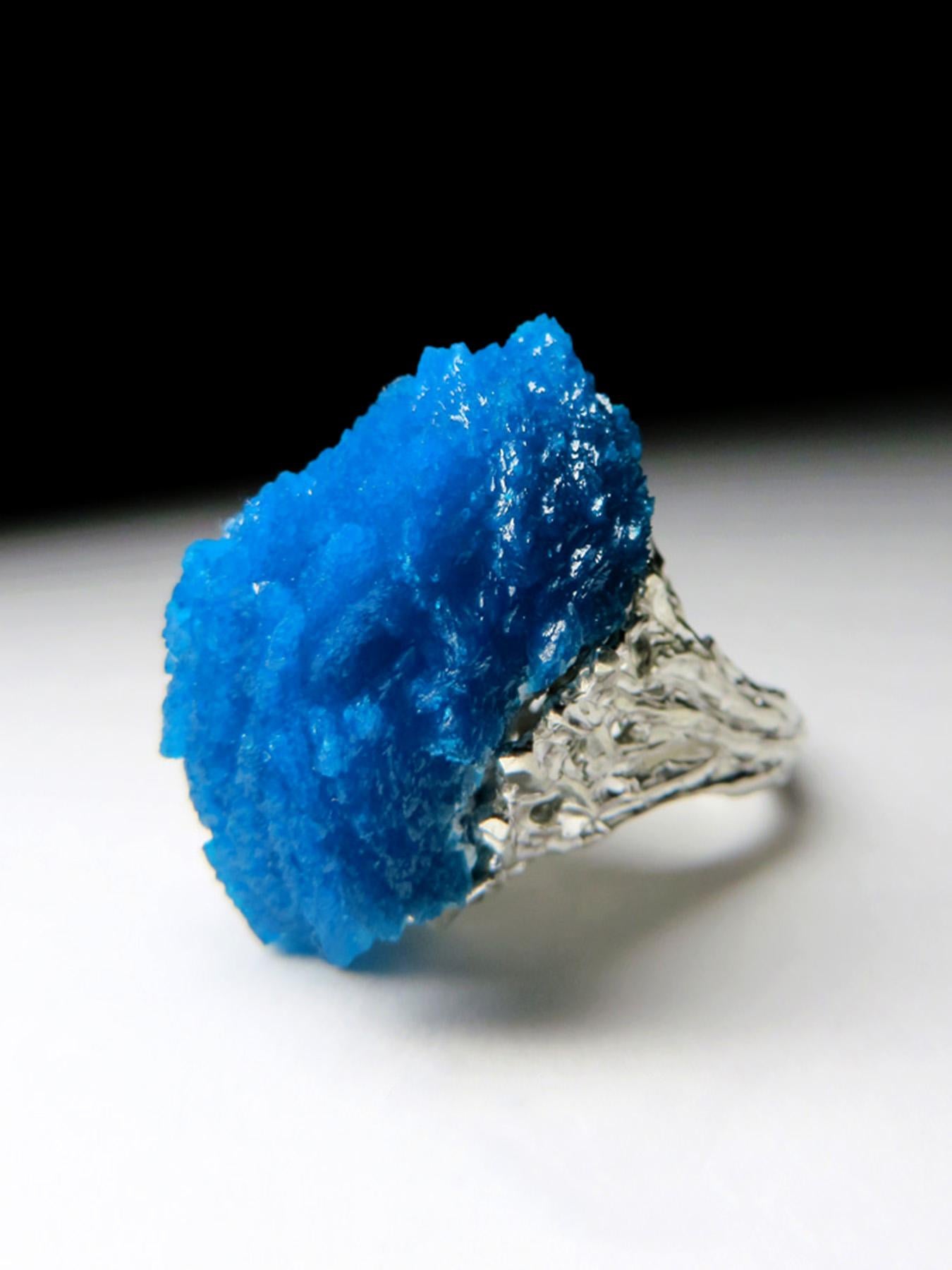 blue white and gold crystal